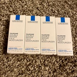 La Roche Posay toleriane face moisturizer travel size x4